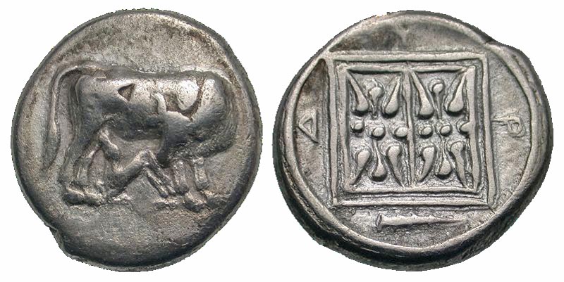 Illyria, Dyrrhachion. Ca. 340-280 B.C. AR stater. 
