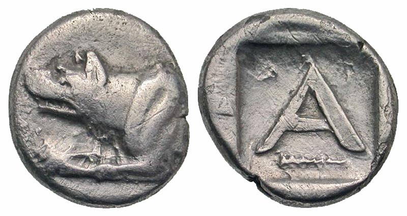 Argolis, Argos. ca. 330-270 B.C. AR triobol. 