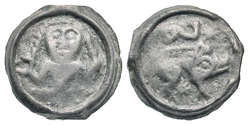 Northeast Gaul, Remi. 100-50 B.C. Potin unit. 