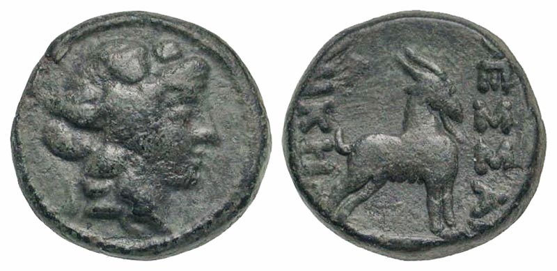 Macedon, Thessalonica. 187-31 B.C. AE 18. 