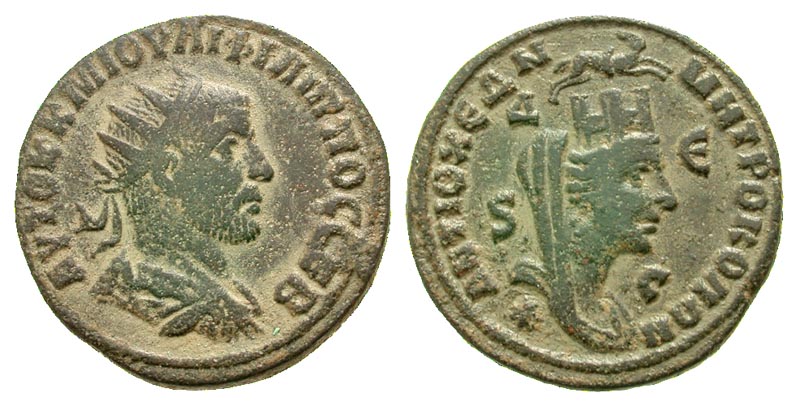 Syria, Seleucis and Pieria. Antiochia ad Orontem. Philip I. A.D. 244-249. AE octoassarion. 