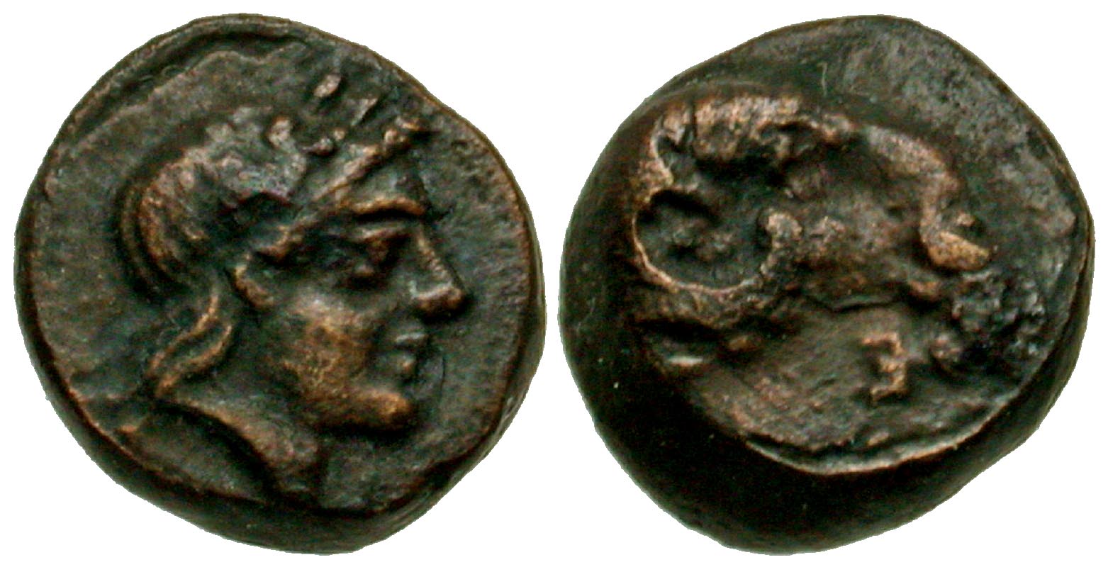 Troas, Kebren. civic issue. 400-310 B.C. AE 10. 