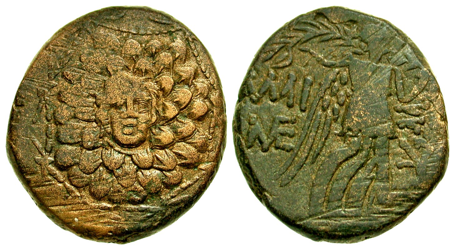 Pontic Kingdom, Amisos. Mithradates VI, Eupator. 120-63 B.C. AE 22. anonymous civic issue under Mithradates VI, Eupator. Struck Ca. 85-85 B.C. 