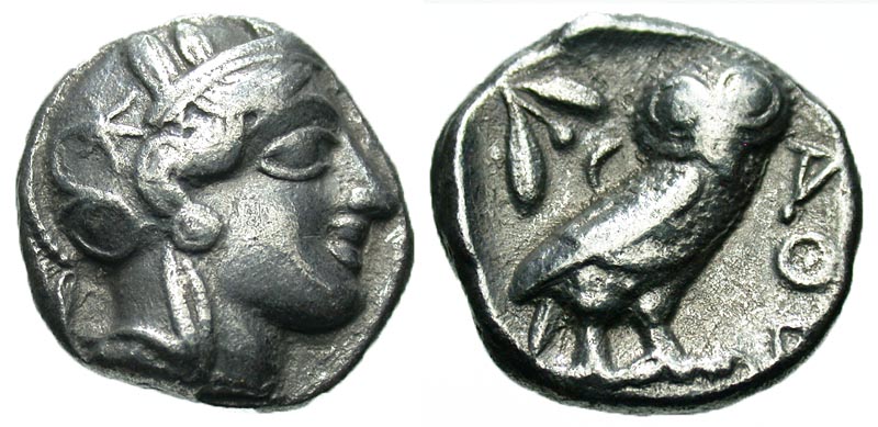 Attica, Athens. 449-404 B.C. AR tetradrachm.