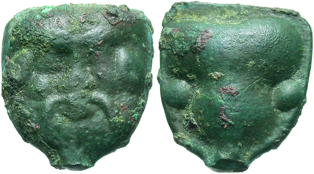 Sicily, Selinos. Ca. 450-440 B.C. Æ hexas. 