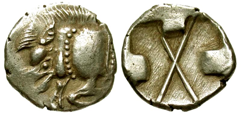 LYCIA. Pre-Dynastic issue, 520-470 BC. AR Third Stater. Rare.
