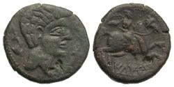 Iberia, Iltirta. after 104 B.C. Æ as.