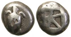 Islands off Attica, Aegina. Ca. 510-490. AR stater.