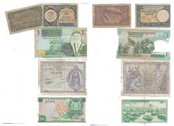 Lot of 28 Notes; Asia and the Middle East.