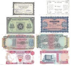 Lot of 15 Notes; Africa.