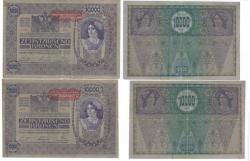 Lot of Five Austrian Notes, 1912-22.